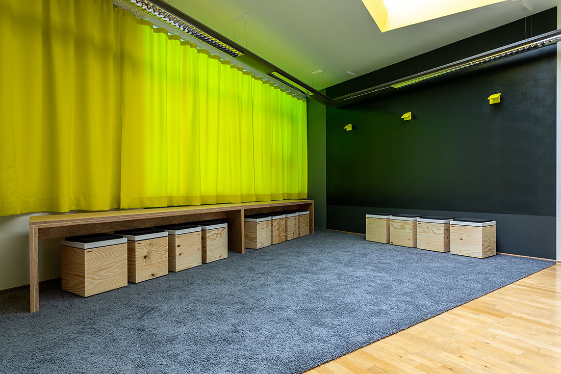 oddity Agile Workspace Perspektive Vorhang geschlossen