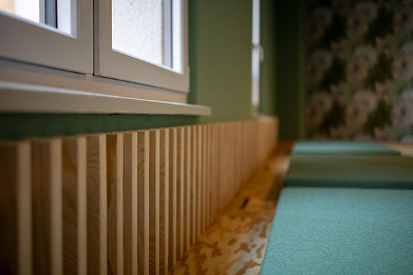 oddity Kreativhaus Detail Sitzbank