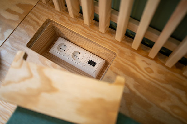 oddity Kreativhaus Detail Steckdose