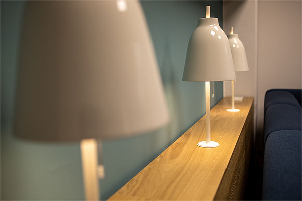 Caravaggio Table Plugin Tischlampen